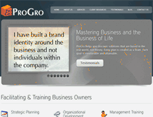 Tablet Screenshot of progroconsulting.com